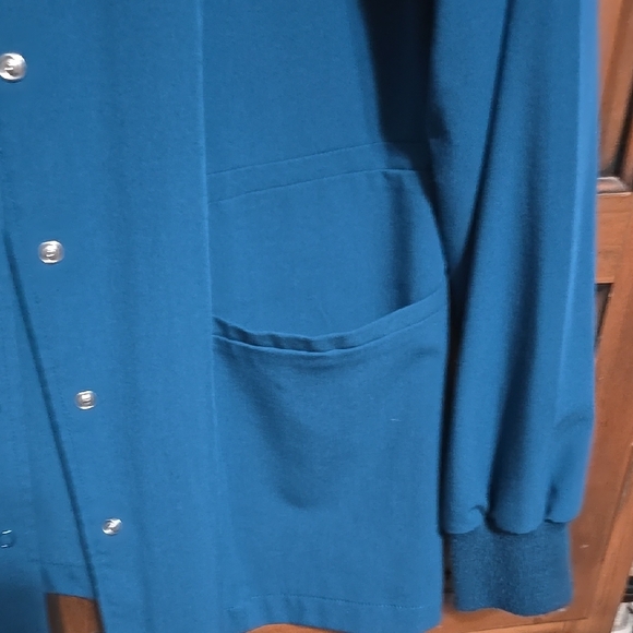 Grey's Anatomy Womens's Aqua scrub jacket, large - Picture 4 of 6